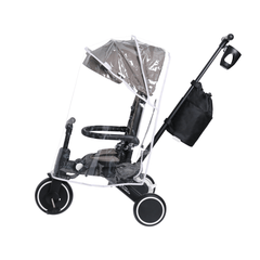 Xplor Ultimate 6-in-1 Foldable Trike – Jet Black, 10 Months to 4 Years