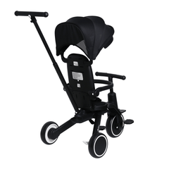 Xplor Ultimate 6-in-1 Foldable Trike – Jet Black, 10 Months to 4 Years