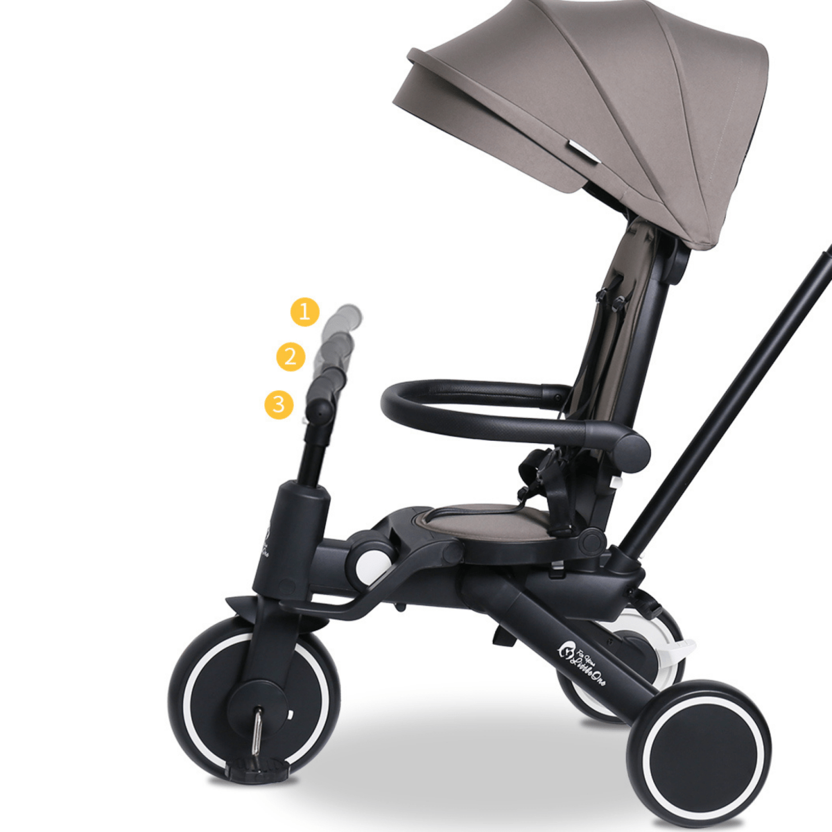 Xplor Ultimate 6-in-1 Foldable Trike – Pastel Pink, 10 Months to 4 Years