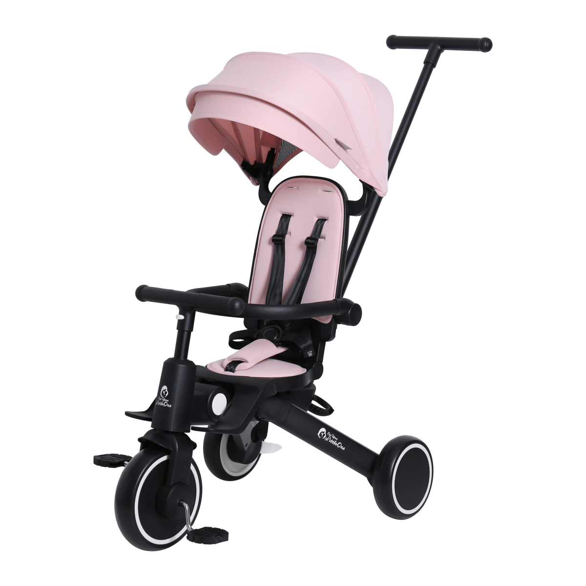 Xplor Ultimate 6-in-1 Foldable Trike – Pastel Pink, 10 Months to 4 Years
