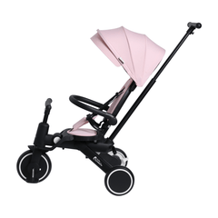 Xplor Ultimate 6-in-1 Foldable Trike – Pastel Pink, 10 Months to 4 Years