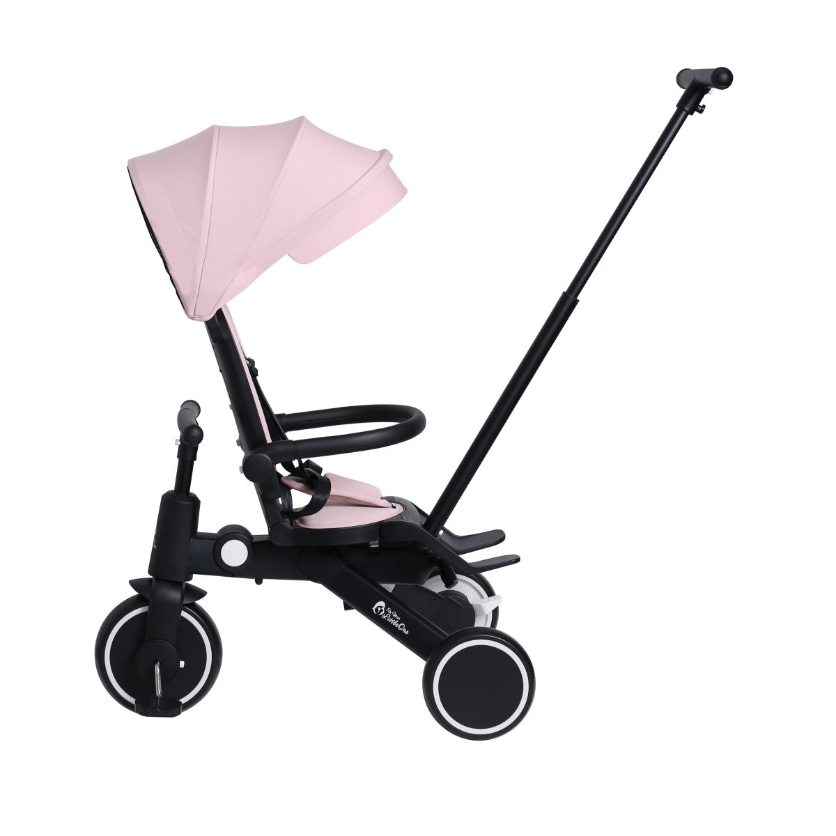 Xplor Ultimate 6-in-1 Foldable Trike – Pastel Pink, 10 Months to 4 Years