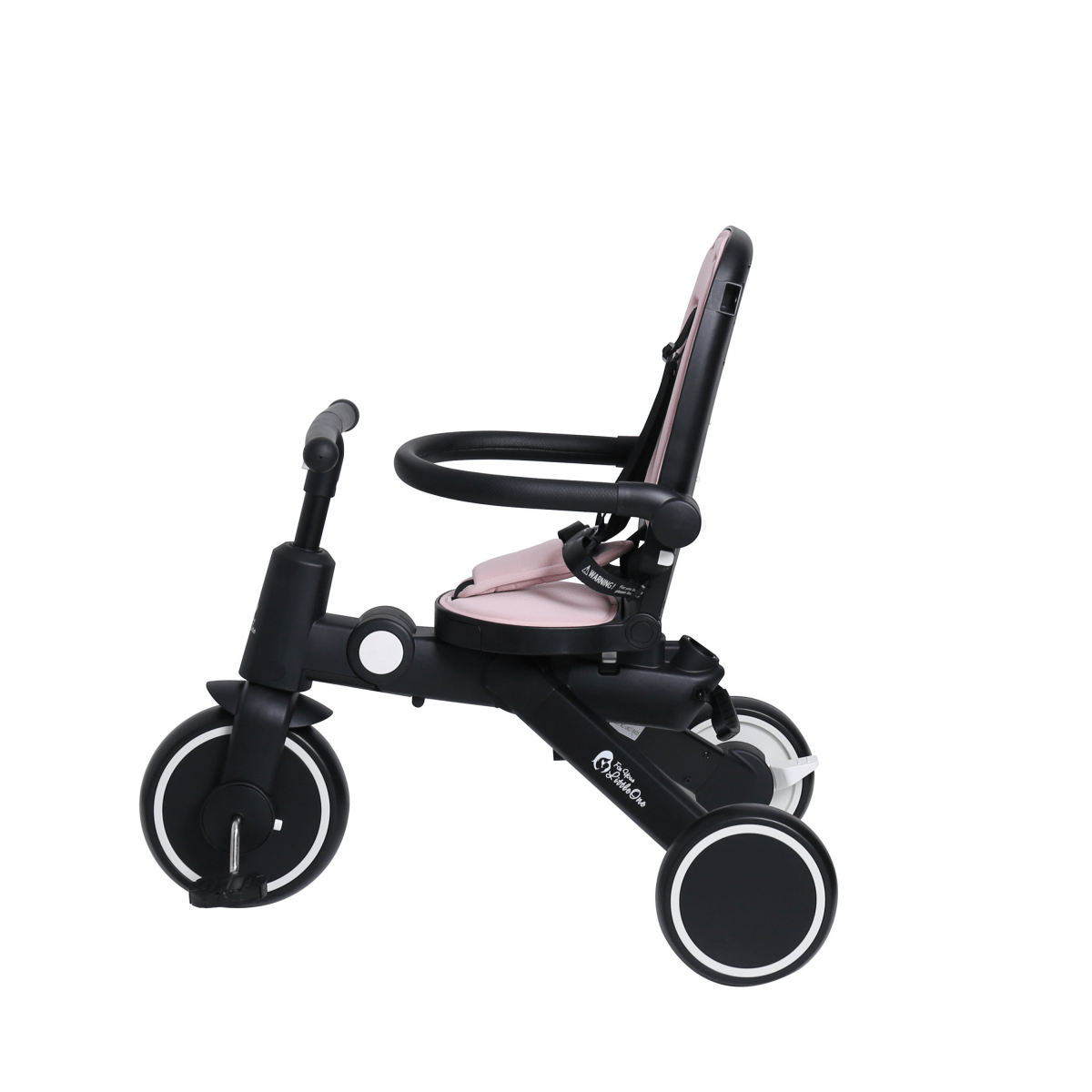 Xplor Plus 6-in-1 Foldable Trike – Pastel Pink, 10 Months to 4 Years