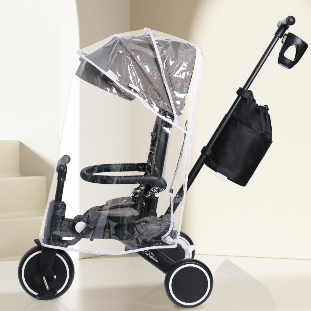 Xplor Ultimate 6-in-1 Foldable Trike – Pastel Pink, 10 Months to 4 Years