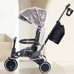Xplor Plus 6-in-1 Foldable Trike – Pastel Pink, 10 Months to 4 Years