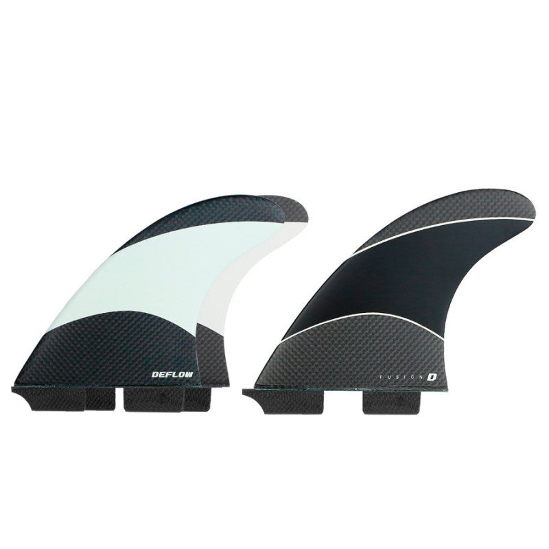 Deflow Fusion Thruster Fins, Carbon Three-Fin Set
