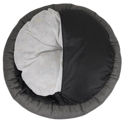 Ralph & Co Balmoral Grey Herringbone Donut Dog Bed
