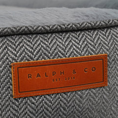 Ralph & Co Balmoral Grey Herringbone Donut Dog Bed