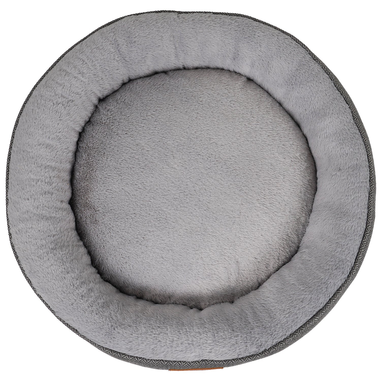 Ralph & Co Balmoral Grey Herringbone Donut Dog Bed