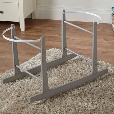 Moses Basket Rocking Stand – Grey, Fits Standard Moses Baskets