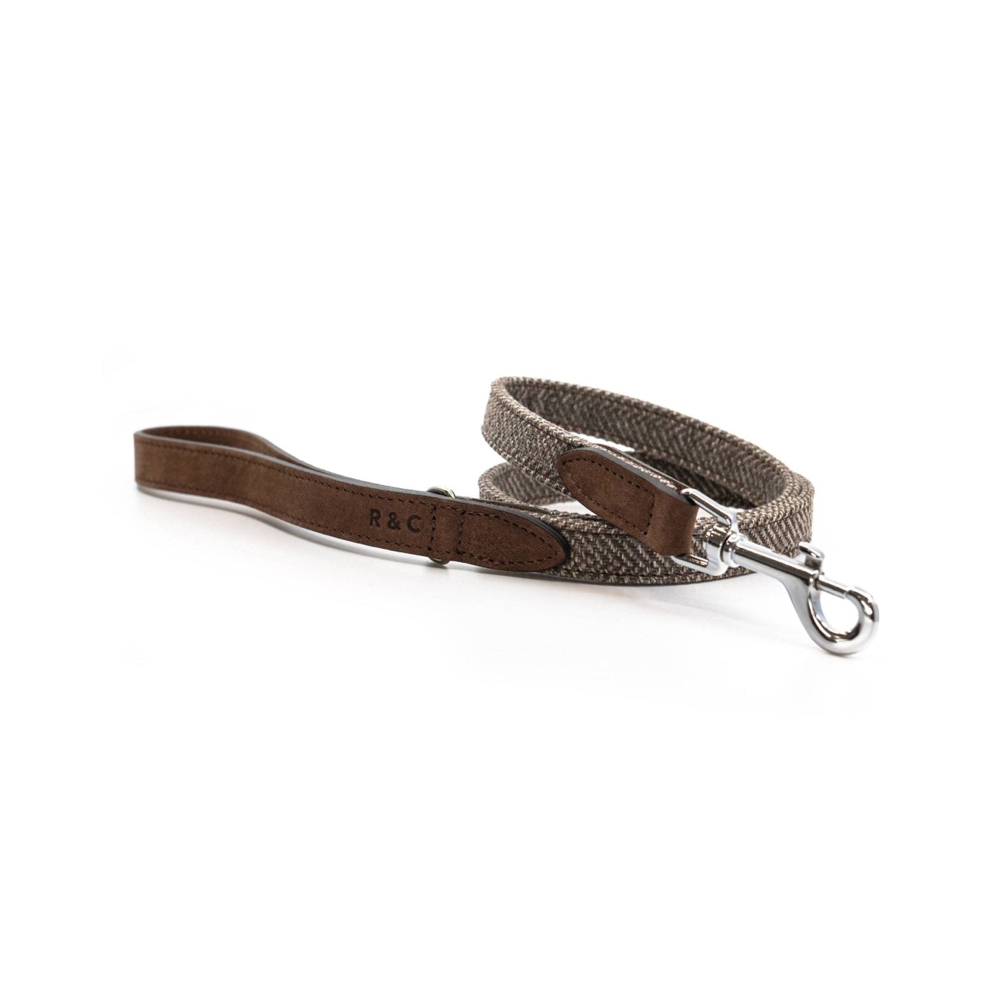 Ralph & Co Lincoln Tweed & Leather Dog Lead