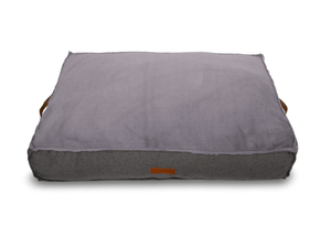 Ralph & Co Balmoral Grey Herringbone Flat Pillow Dog Bed