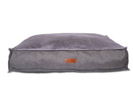 Ralph & Co Balmoral Grey Herringbone Flat Pillow Dog Bed