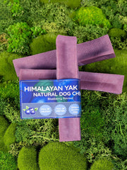Blueberry Yak Dog Chew – Long Lasting Himalayan Milk Chew, Medium to XL