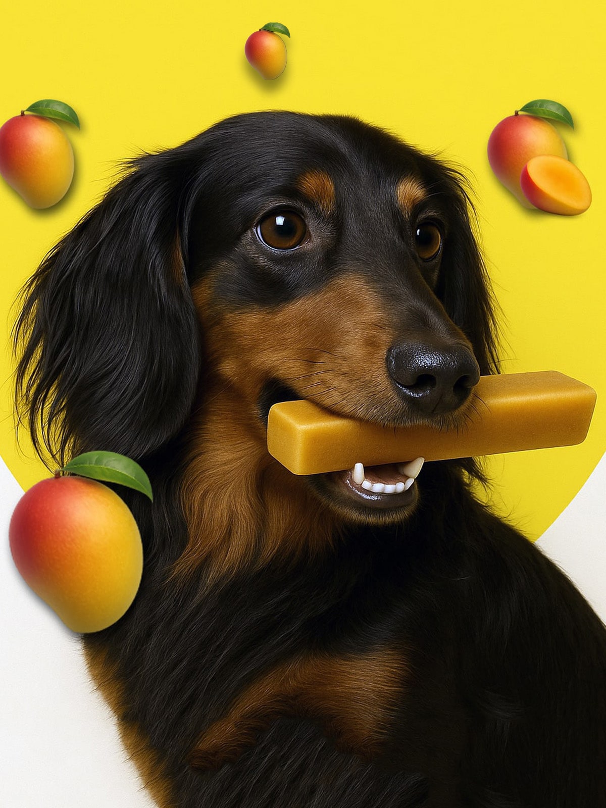 Mango Yak Dog Chew – Long Lasting Himalayan Milk Chew, Medium to XL