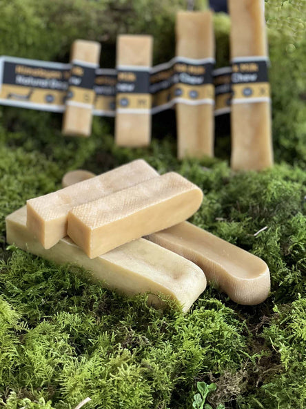 Himalayan Yak Dog Chew – Long Lasting Natural Milk Chew, Small to King