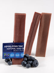 Blueberry Yak Dog Chew – Long Lasting Himalayan Milk Chew, Medium to XL