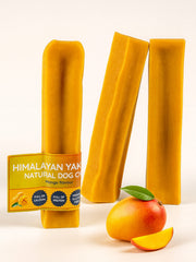 Mango Yak Dog Chew – Long Lasting Himalayan Milk Chew, Medium to XL