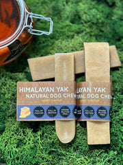 Honey Yak Dog Chew – Long Lasting Himalayan Milk Chew, Medium to XL