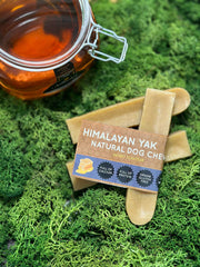 Honey Yak Dog Chew – Long Lasting Himalayan Milk Chew, Medium to XL