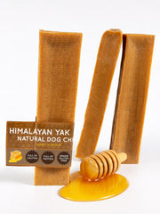 Honey Yak Dog Chew – Long Lasting Himalayan Milk Chew, Medium to XL