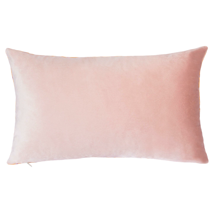 Home Sweet F*cking Home Needlepoint Cushion, 45cm, Pink Velvet Back, image 2