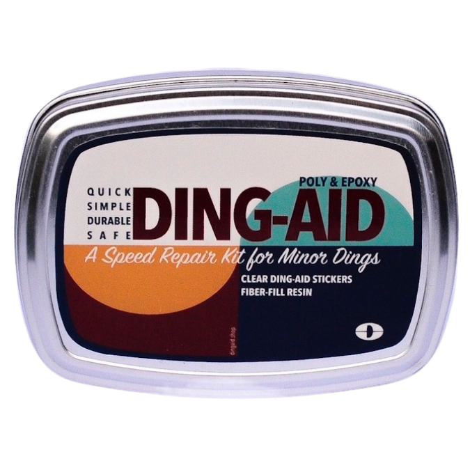 Ding Aid Surfboard Ding Repair Kit, UV Cure Resin and Stickers