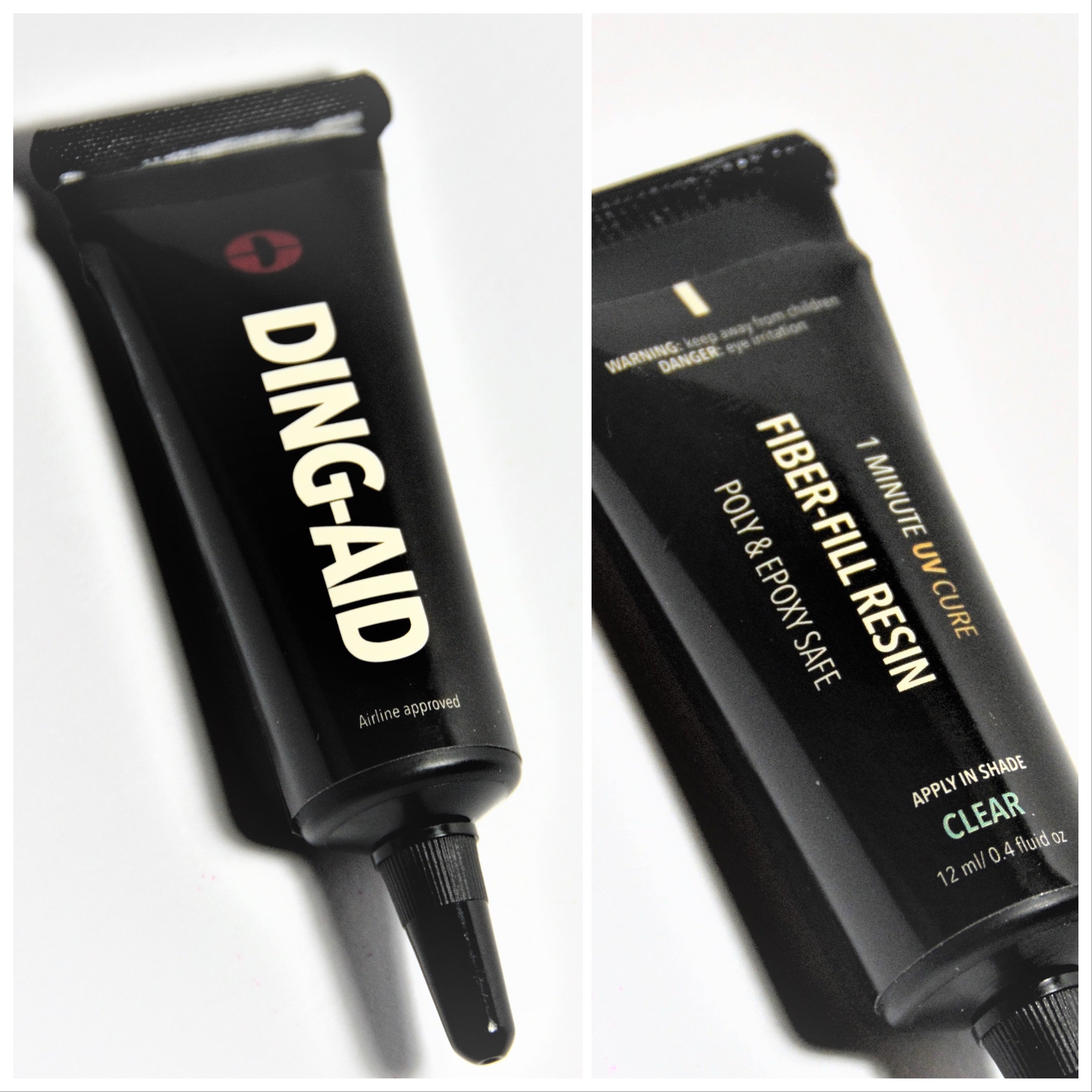Ding Aid Surfboard Ding Repair Kit, UV Cure Resin and Stickers