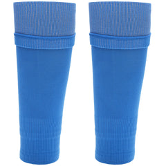 Blue Youth Size Kids' Leg Sleeve Socks Fits Over Calf Shin Pads Compression