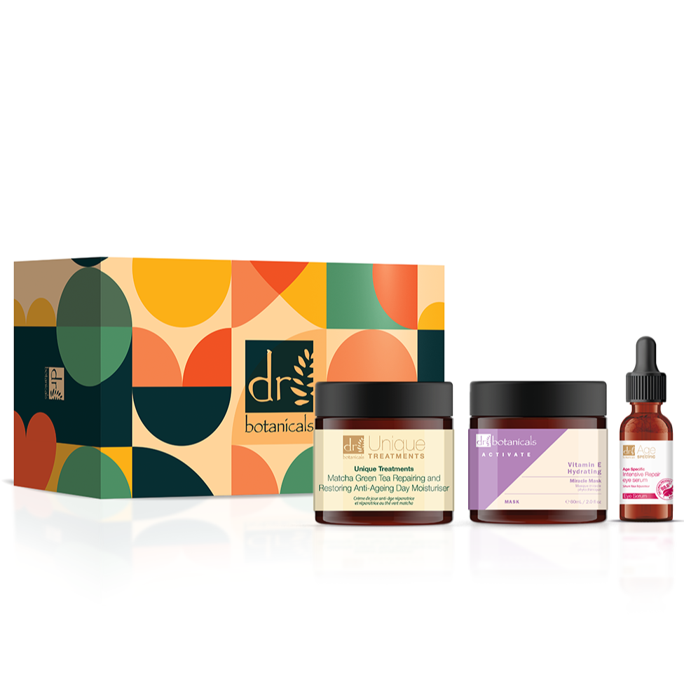 Anti-Ageing Eye Serum, Phytochemical Mask & Matcha Green Tea Day Moisturiser Gift Set