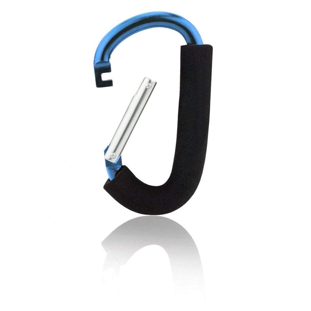 Large Buggy Clip – Blue, Pram Hook for Shopping Bags
