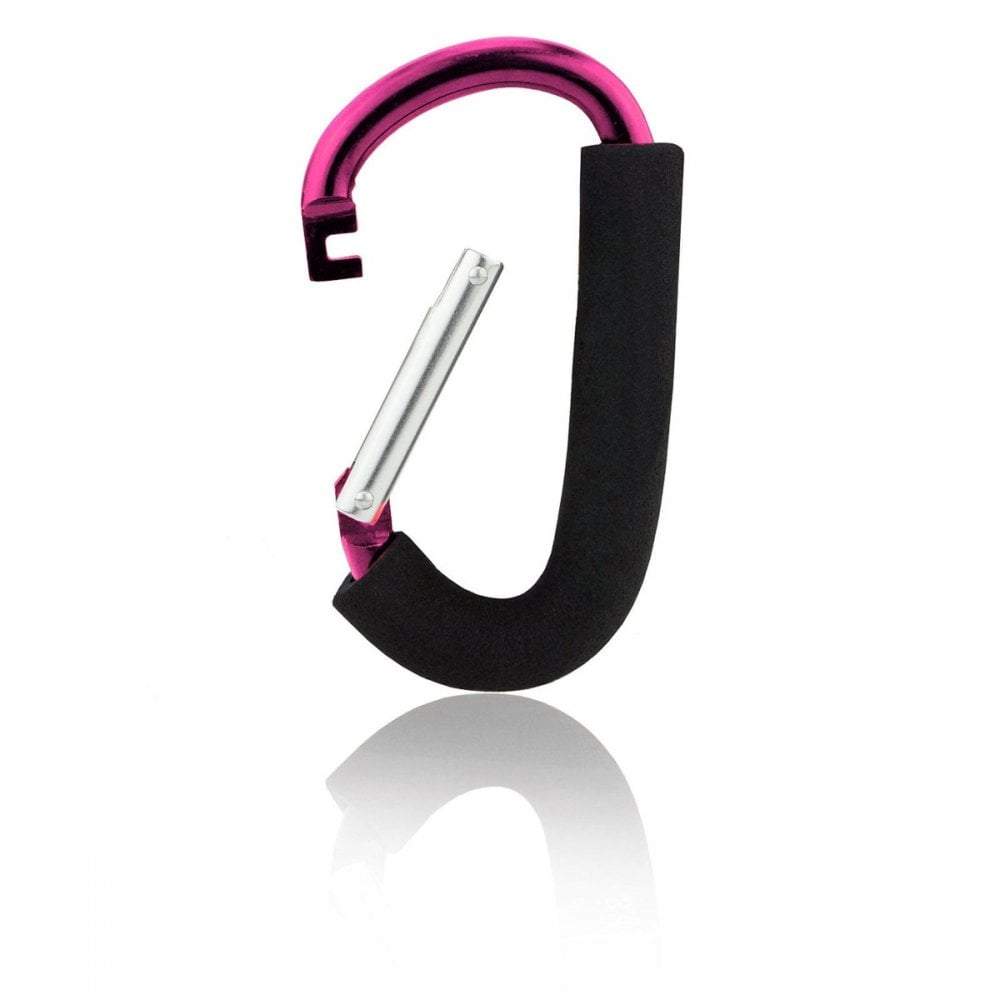 Large Buggy Clip – Pink, Pram Hook for Shopping Bags