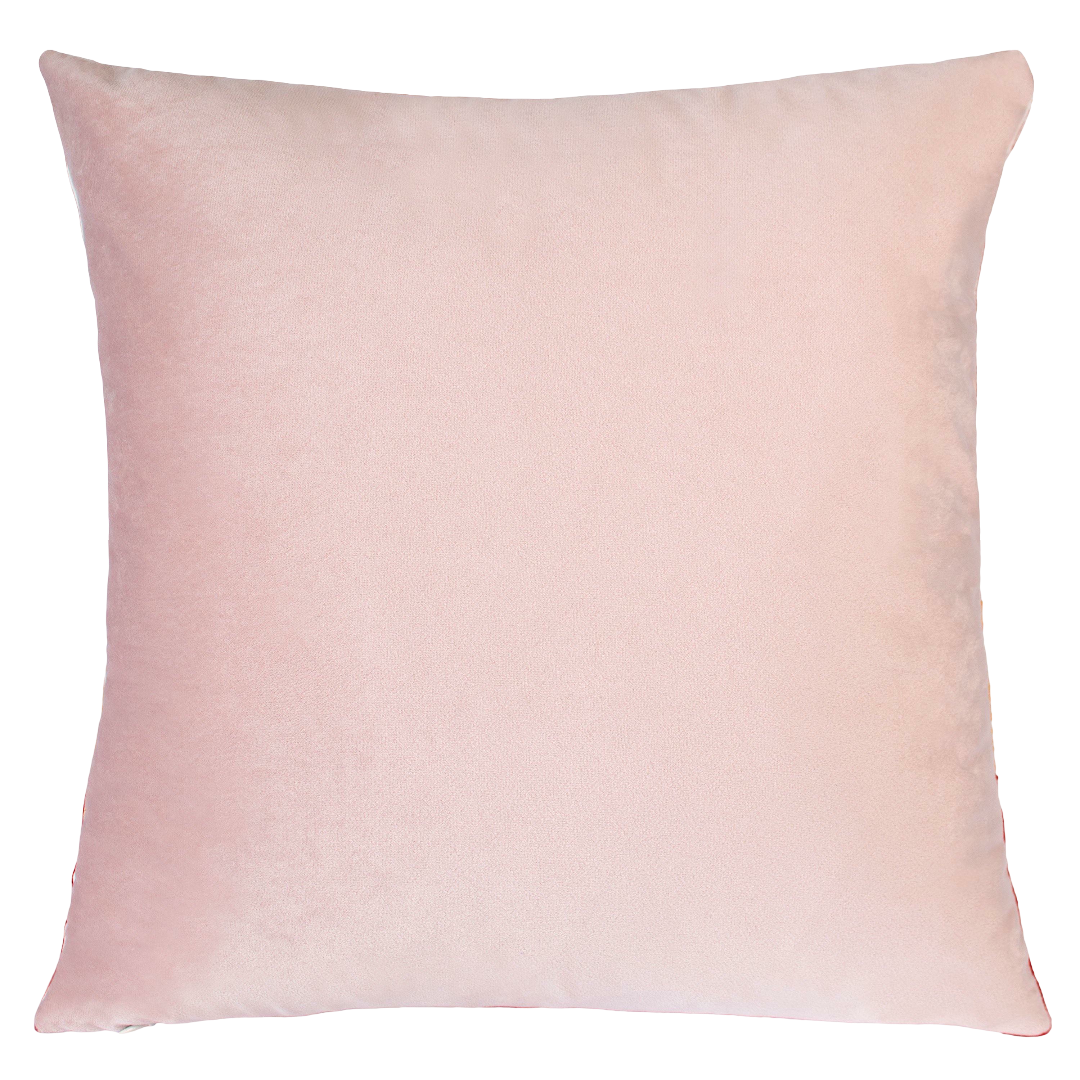 Rainbow LOVE Needlepoint Cushion – Rainbow Stripe, 45cm