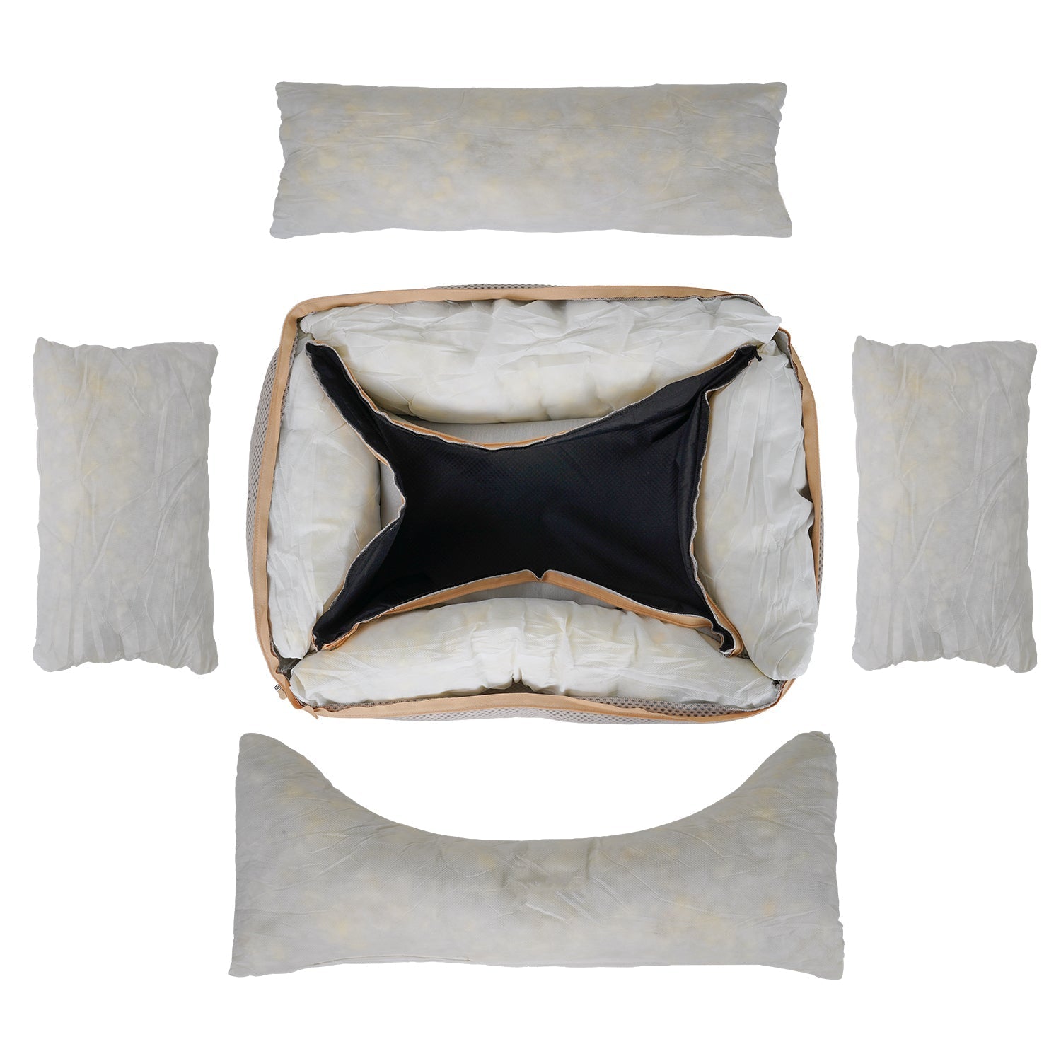 Ralph & Co Chatsworth Memory Foam Bolster Dog Bed
