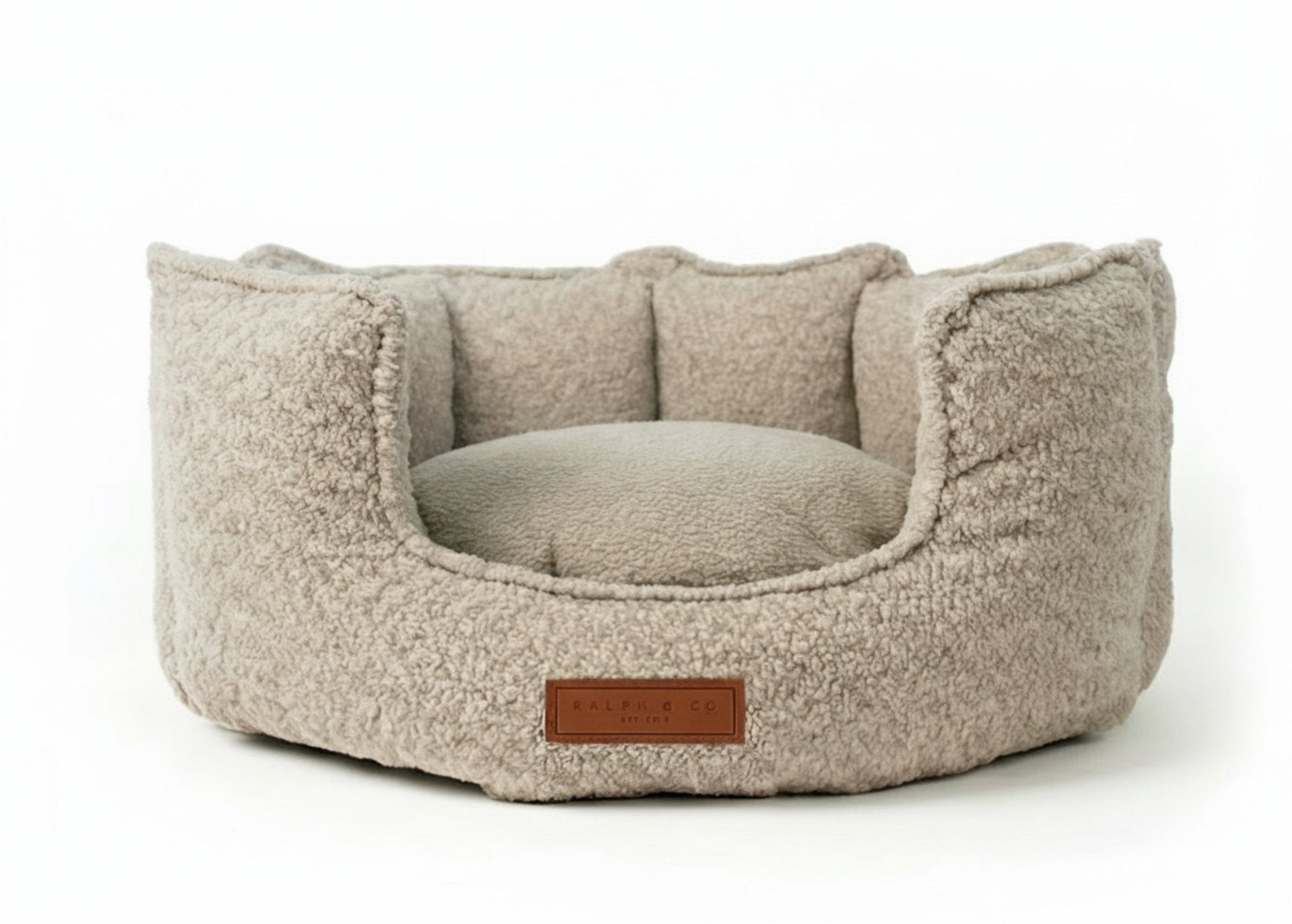 Ralph & Co Cotswold High Wall Bouclé Dog Bed