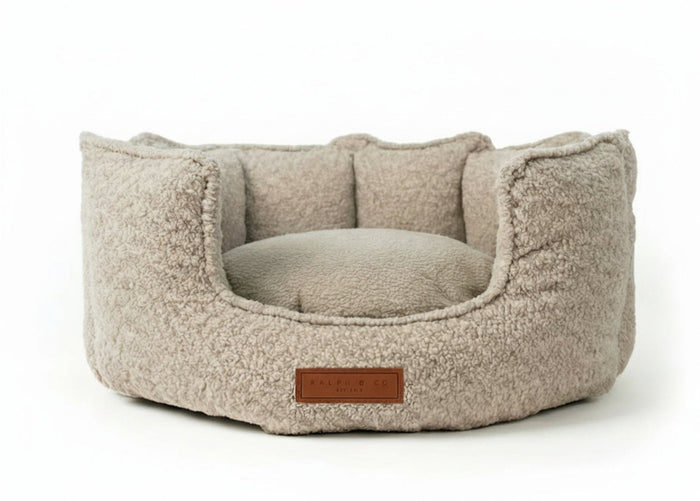 Ralph & Co Cotswold High Wall Bouclé Dog Bed
