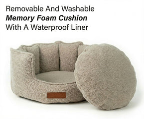 Ralph & Co Cotswold High Wall Bouclé Dog Bed
