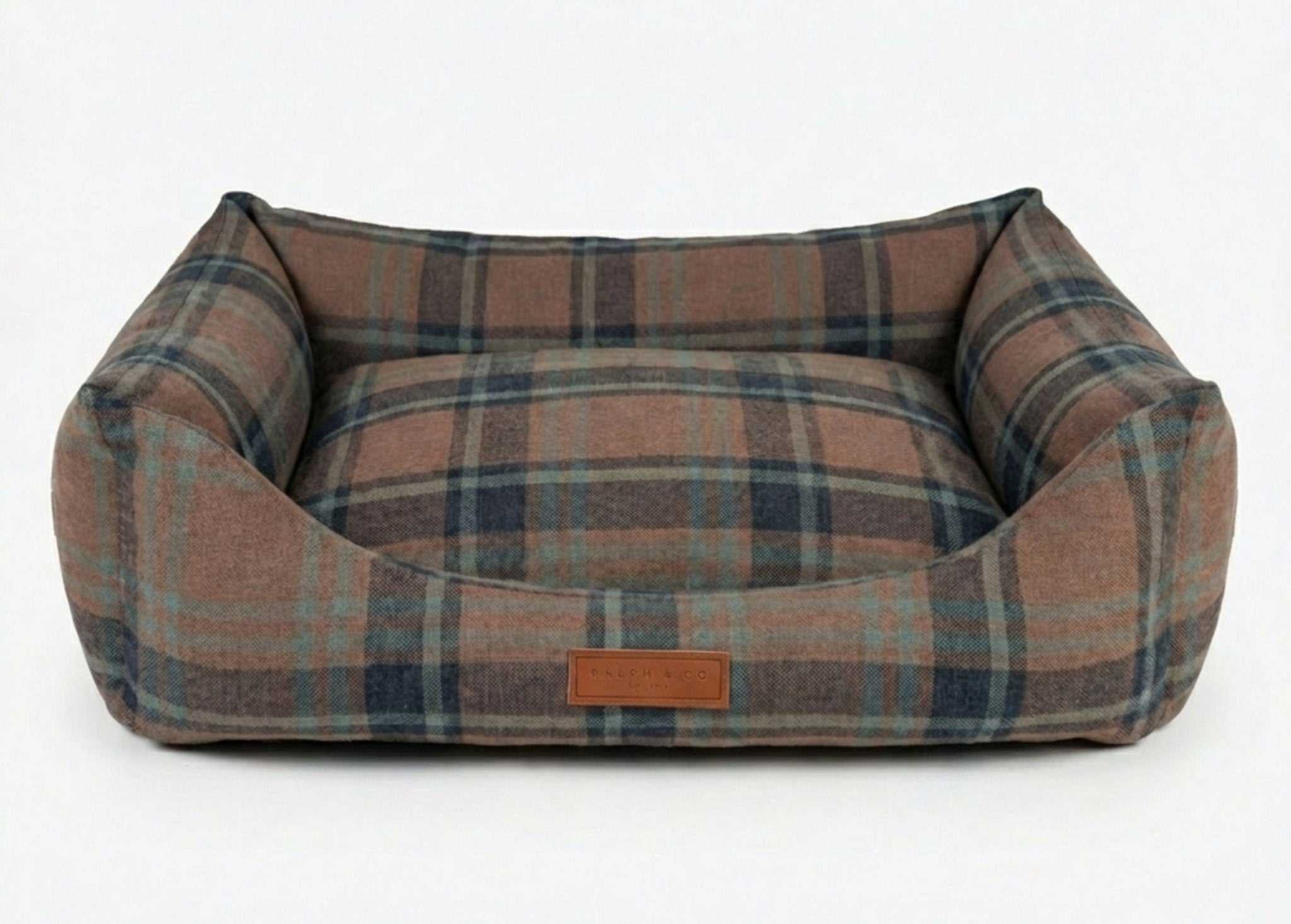 Ralph & Co Marlow Tartan Bolster Dog Bed