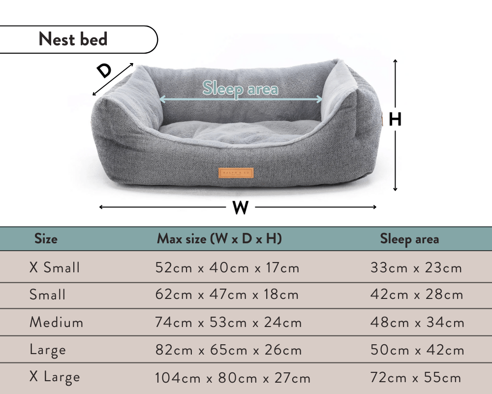 Ralph & Co Kensington Houndstooth Bolster Dog Bed