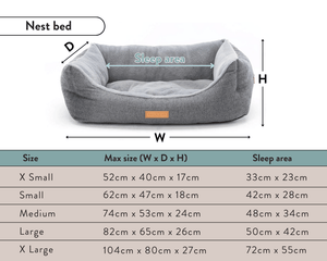 Ralph & Co Kensington Houndstooth Bolster Dog Bed