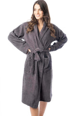 Women's Bath Robe 100% Cotton Terry Towelling Ultra-Absorbent