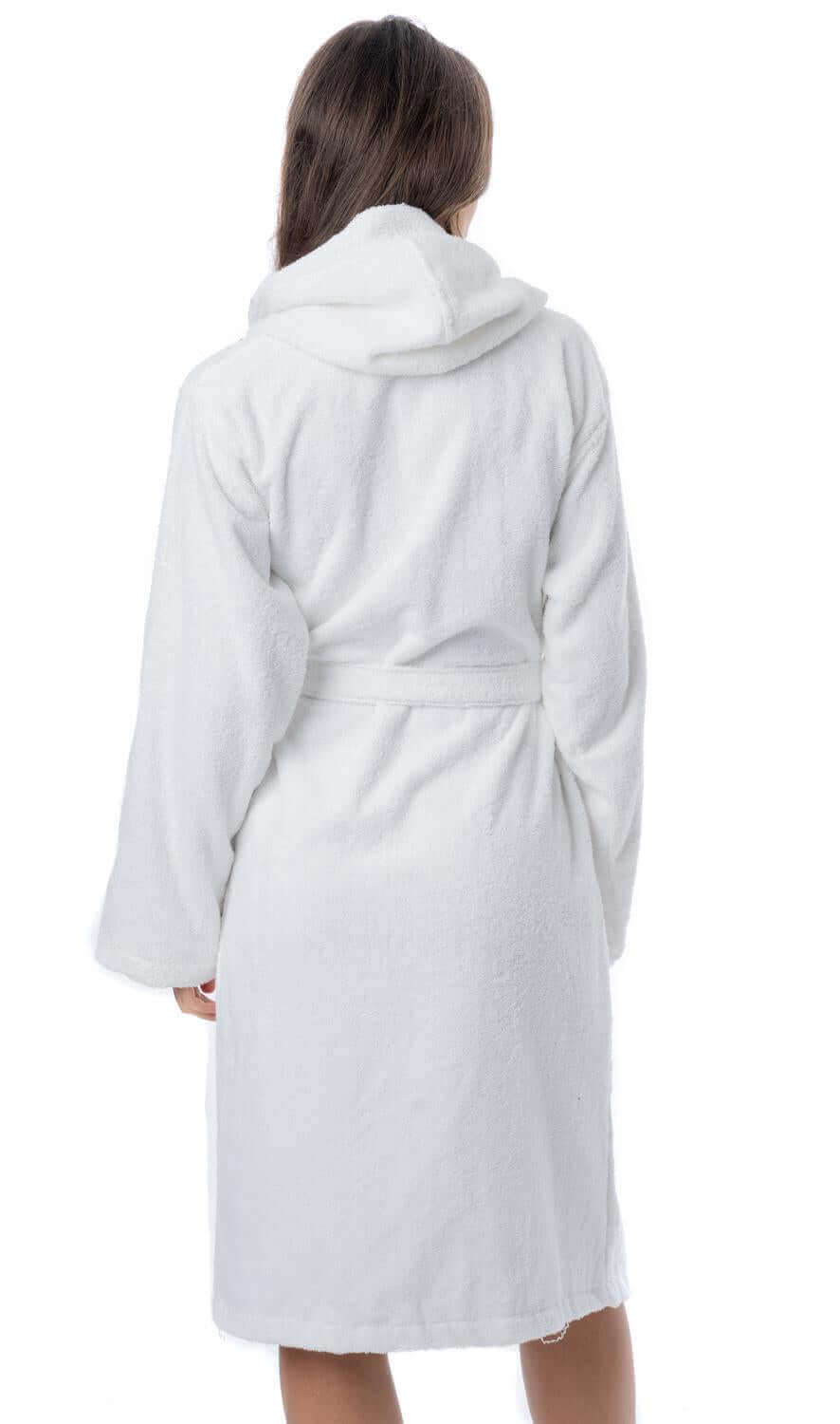 Women's Bath Robe 100% Cotton Terry Towelling Ultra-Absorbent