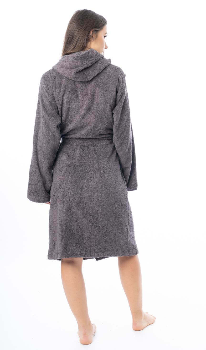 Women's Bath Robe 100% Cotton Terry Towelling Ultra-Absorbent