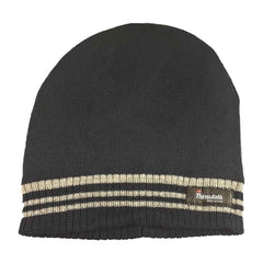 3M Thinsulate Insulated Fleece Lined Knitted Beanie Hat With Striped Design