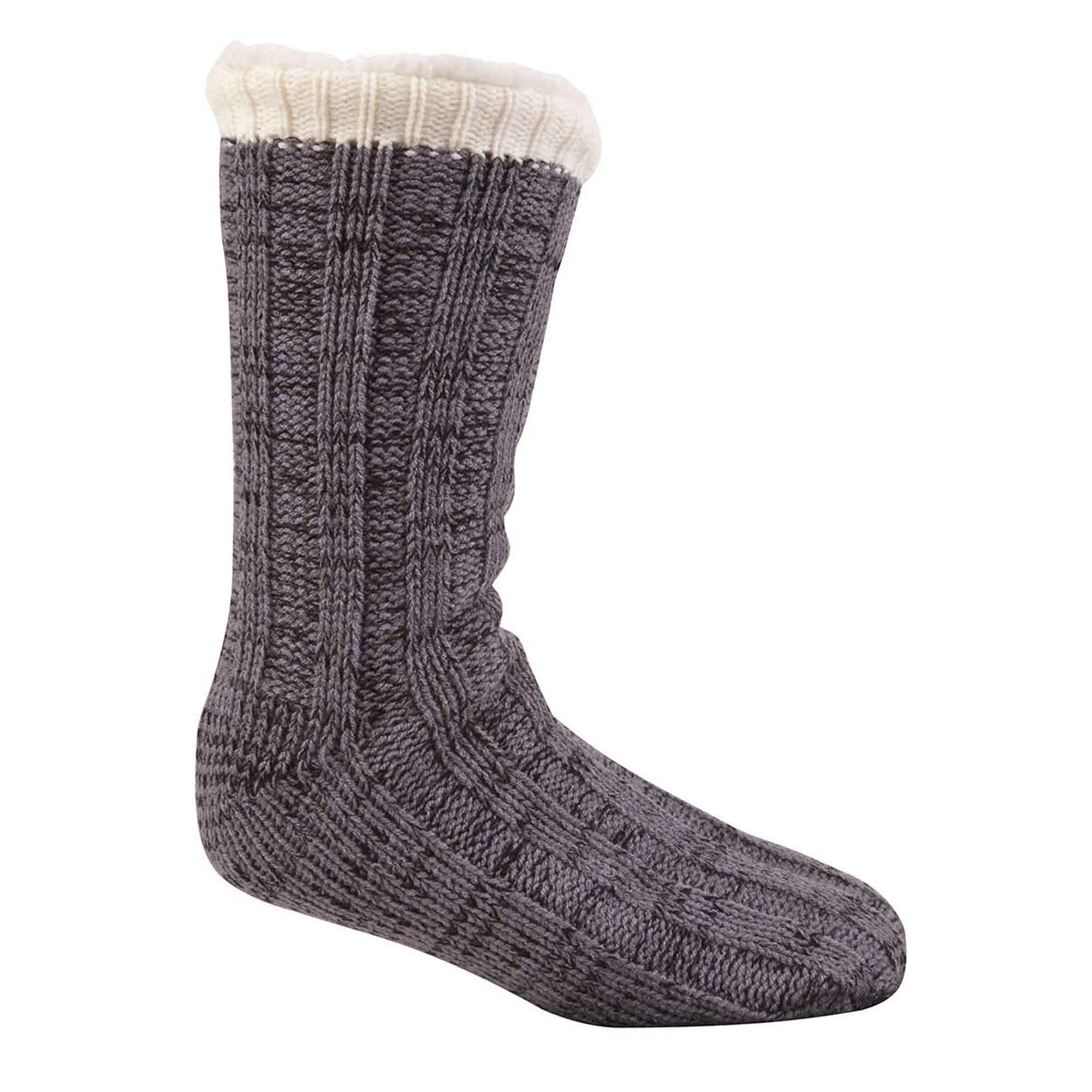 Men's Slipper Socks Non Slip Grips Chunky Winter Lounge Wear Ultra Soft Sherpa