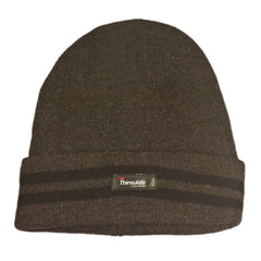 Men's 3M Thinsulate Fleece Knitted Beanie Hat Stripe Thermal Insulation