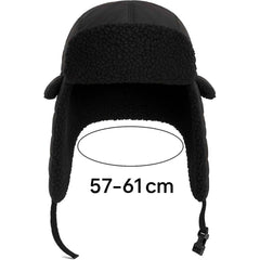 Men's Ribbed Waterproof Trapper Hat With 3M Thinsulate Fleece Lining