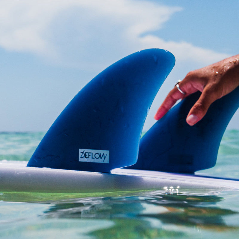 Deflow Mid Twin Fins, Fibreglass