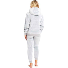 Mother Daughter Sloth Hooded Fleece Pyjamas Set With Sherpa Lining Twosie