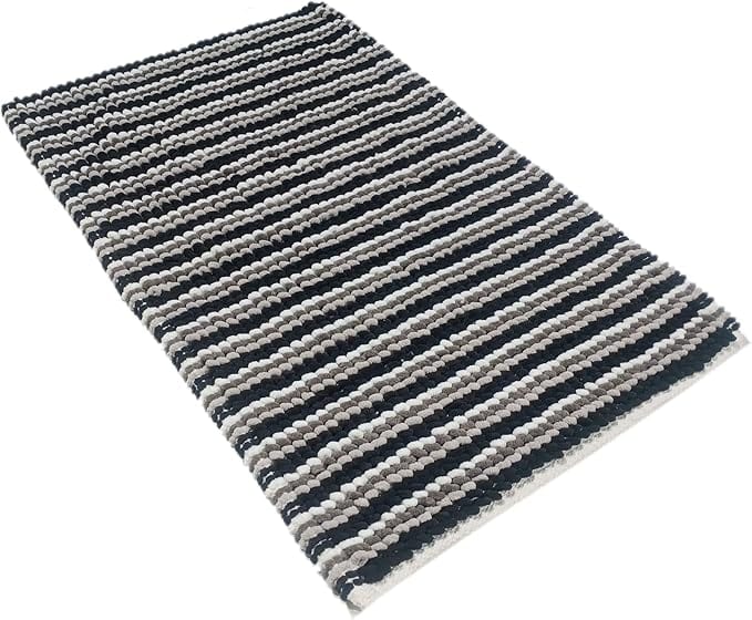 Olivia Rocco Amalfi Cotton Bath Mat and Pedestal Mat Set, 2 Piece